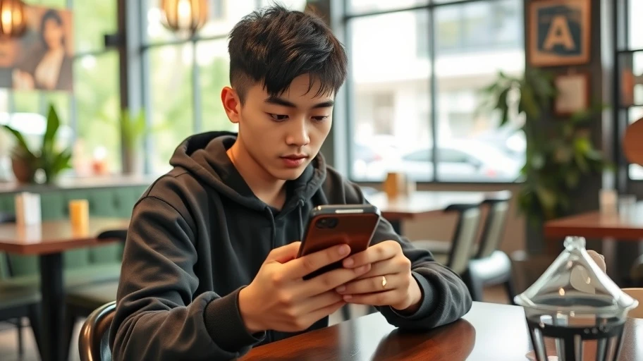 Ảnh người xem giá tiền mã hóa trên điện thoại