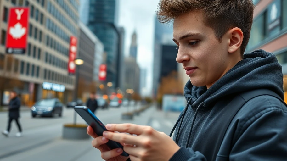 Ảnh ứng dụng crypto tại Canada đang được sử dụng.