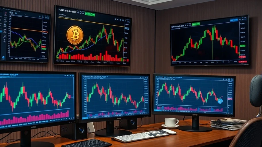 Ảnh về phân tích kỹ thuật trong thị trường crypto.