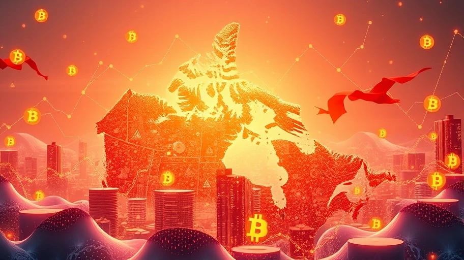 Ảnh xu hướng thị trường crypto tại Canada.