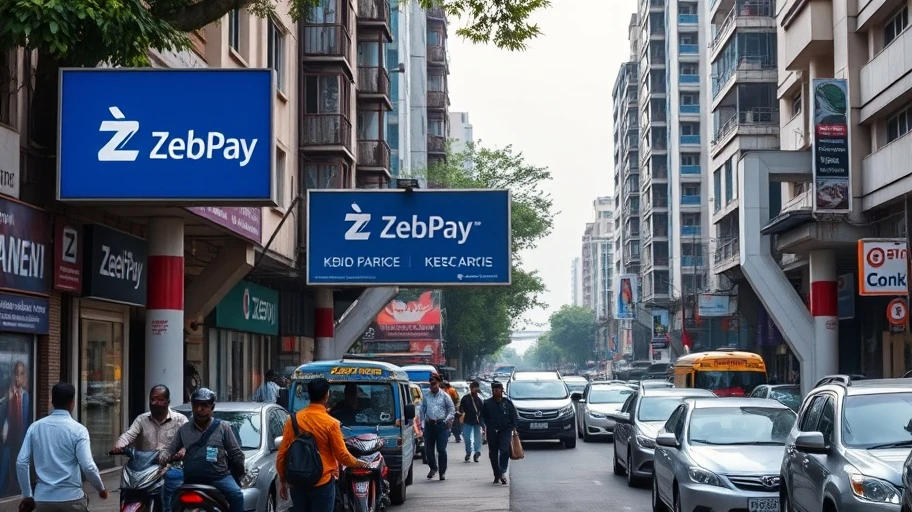 Biển quảng cáo ZebPay