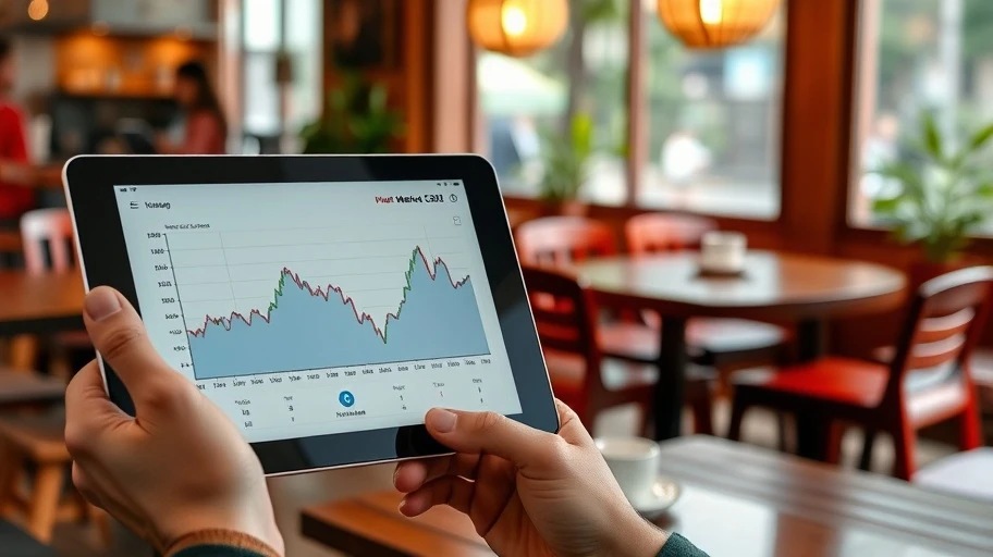 Biểu đồ chu kỳ thị trường trong quán cà phê Việt Nam