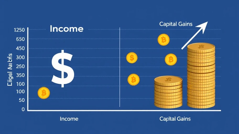 Biểu đồ thu nhập và lợi nhuận vốn trong crypto