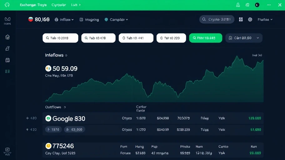 Dòng chảy tiền trên sàn giao dịch crypto