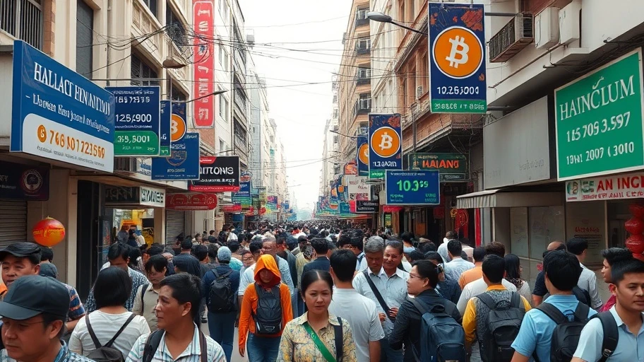 Giá Bitcoin trong thị trường crypto hôm nay
