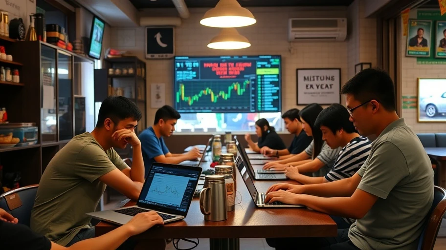 Giao dịch tiền mã hóa tại các quán café Việt Nam năm 2023