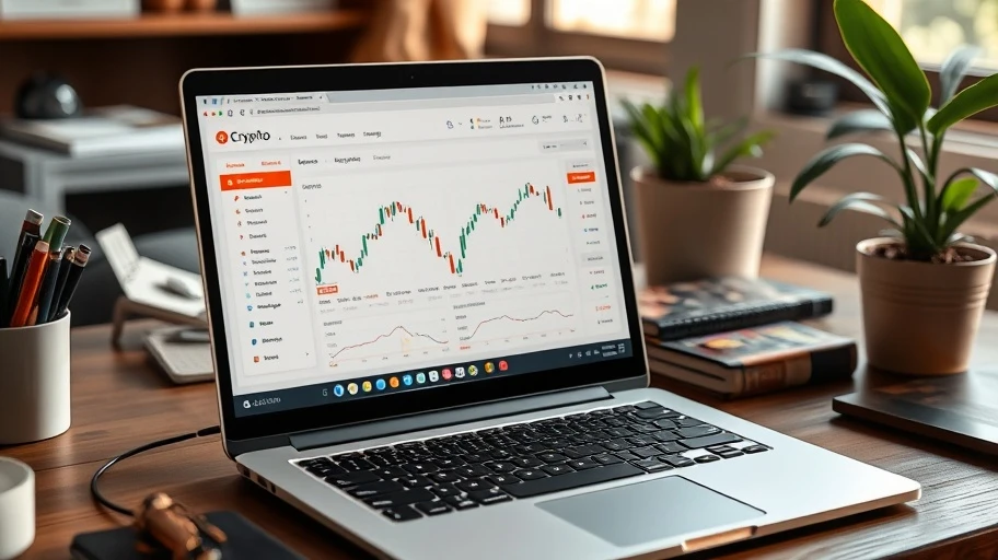 Giao diện sàn giao dịch crypto tại Việt Nam