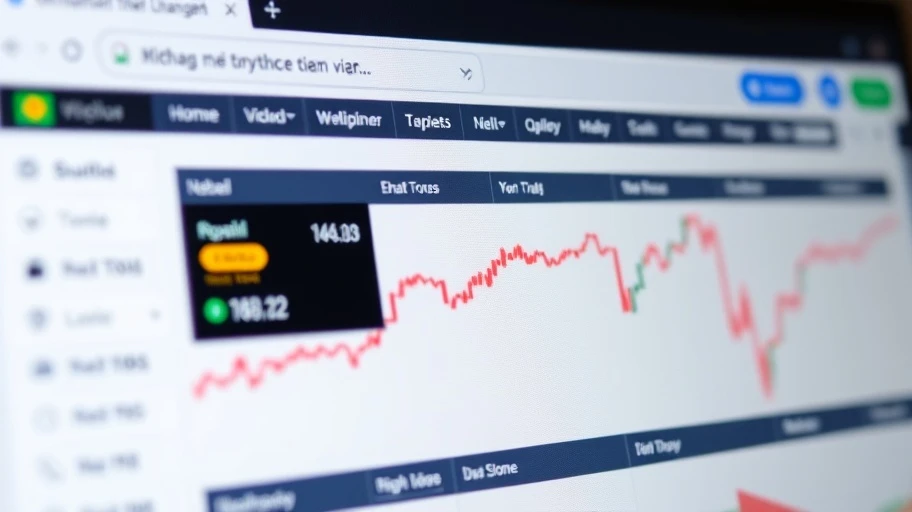 Giao diện sàn giao dịch crypto Việt Nam