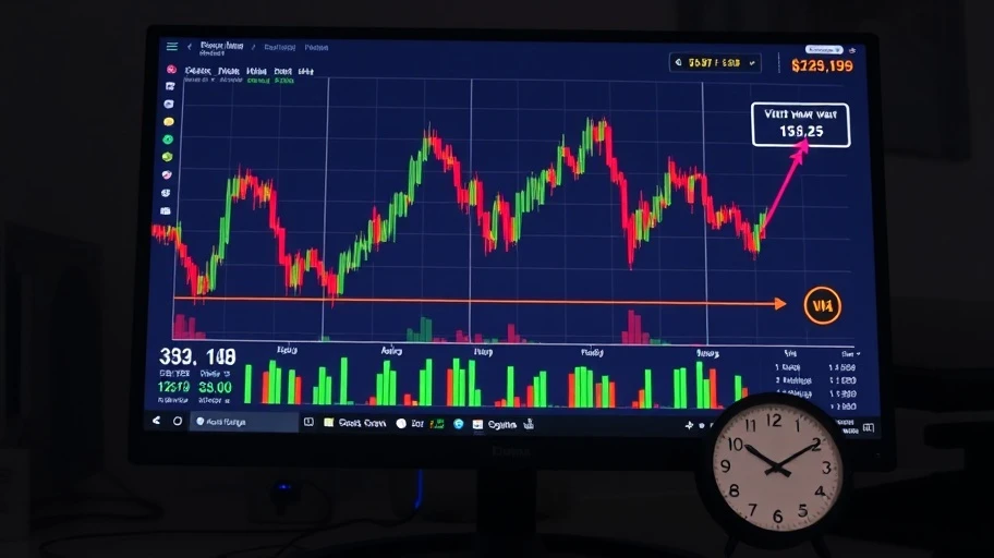Hình ảnh biến động giá cả thị trường crypto toàn cầu.