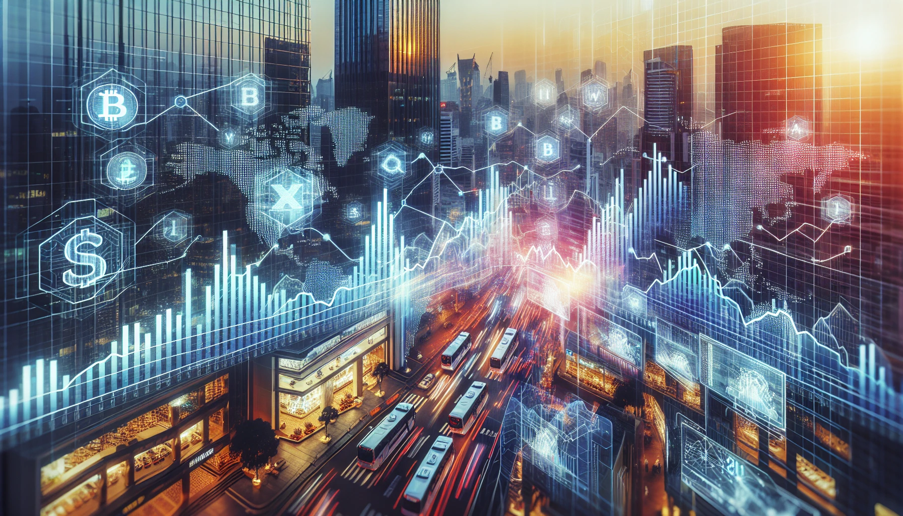 Hình ảnh biểu đồ khối lượng giao dịch crypto