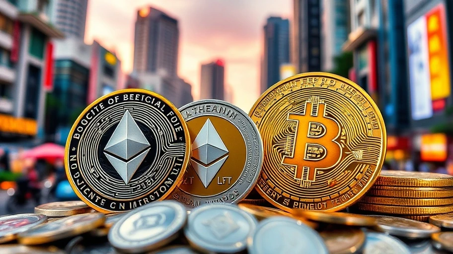 Hình ảnh các đồng coin chính