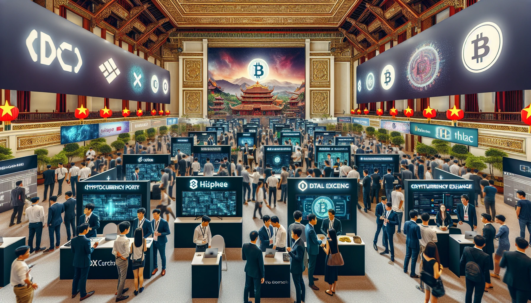 Hình ảnh hội nghị công nghệ crypto tại Việt Nam