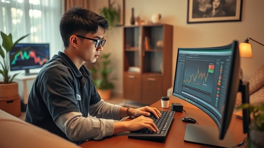 Hình ảnh minh họa sự tự do giao dịch crypto suốt cả ngày.