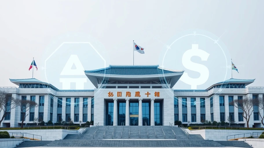 Hình ảnh quy định thị trường crypto tại Hàn Quốc.