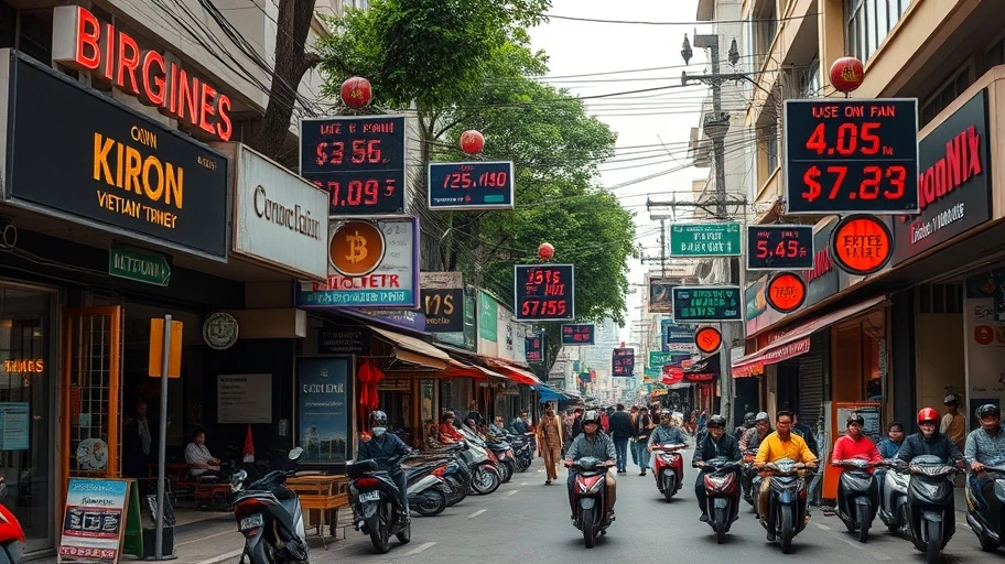 Hình ảnh sự biến động giá ảnh hưởng đến tâm lý thị trường crypto