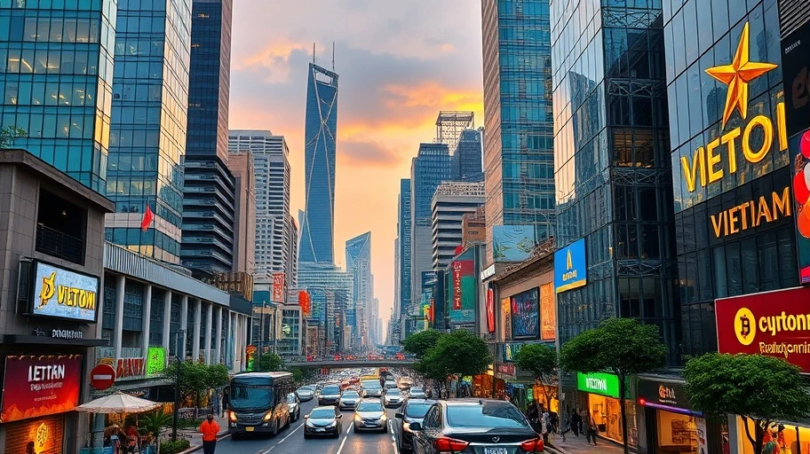 Hình ảnh thị trường tiền mã hóa tại Việt Nam.