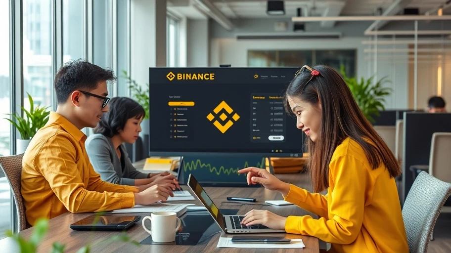 Hình ảnh thực tế về sàn giao dịch Binance tại Việt Nam