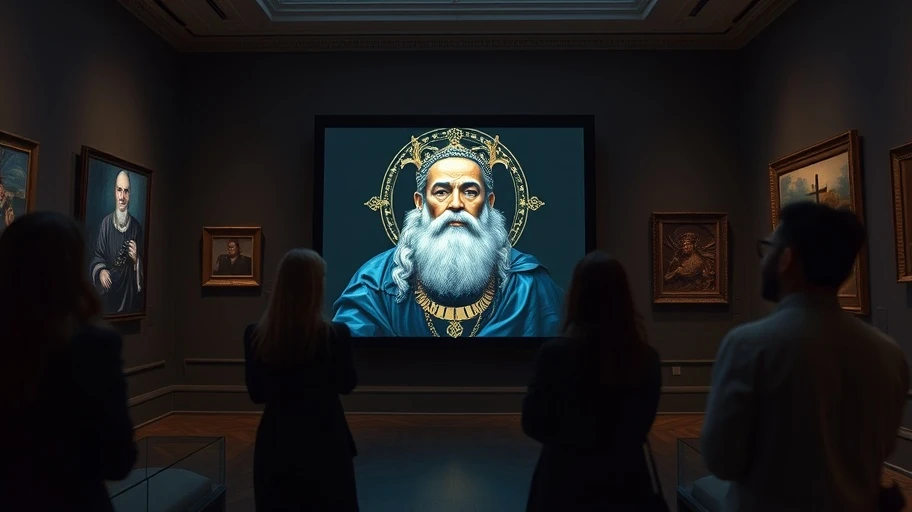 Hình ảnh tranh NFT 'Crypto God'