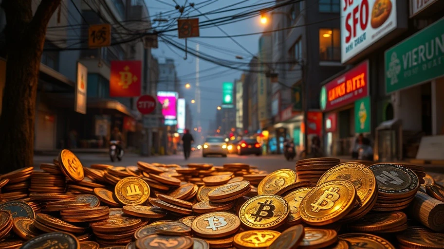 Hình ảnh về chỉ số thiệt hại tài chính khi thị trường crypto giảm mạnh