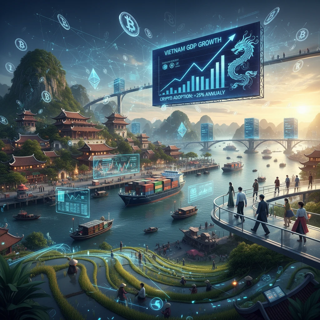 Hình ảnh về tác động kinh tế của tiền mã hoá tại Việt Nam