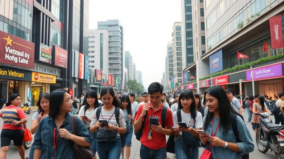 Hình ảnh xu hướng phát triển thị trường crypto Việt Nam