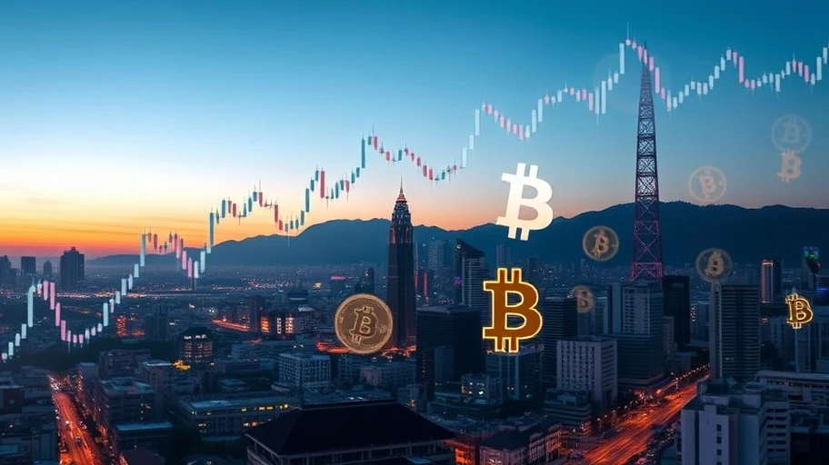Hình ảnh xu hướng thị trường crypto tại Hàn Quốc.