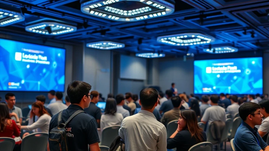 Hội thảo công nghệ blockchain tại Việt Nam.