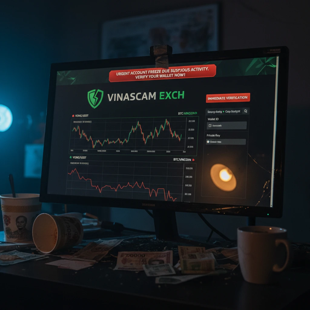 Phishing scams thông qua trang web giả mạo.