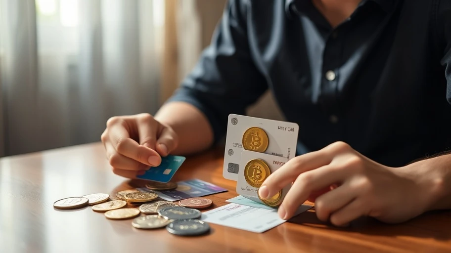 so sánh thẻ crypto trên bàn