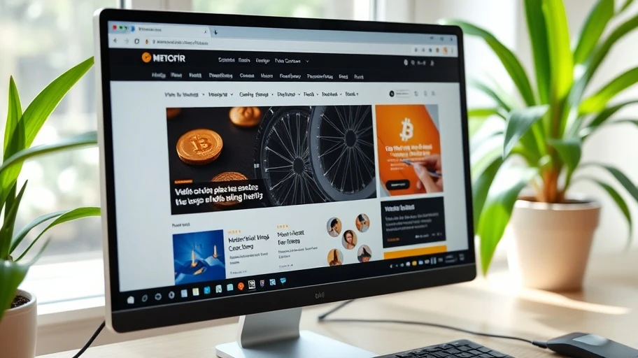 Trang web về tin tức tiền mã hóa