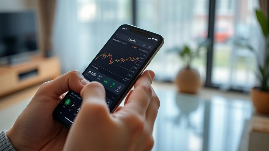 Ứng dụng đầu tư crypto trên điện thoại thông minh
