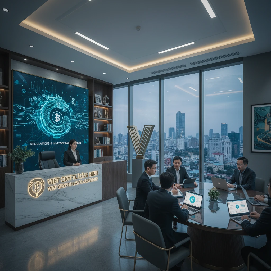 Văn phòng luật pháp, biểu hiện cho quy định tiền mã hóa.